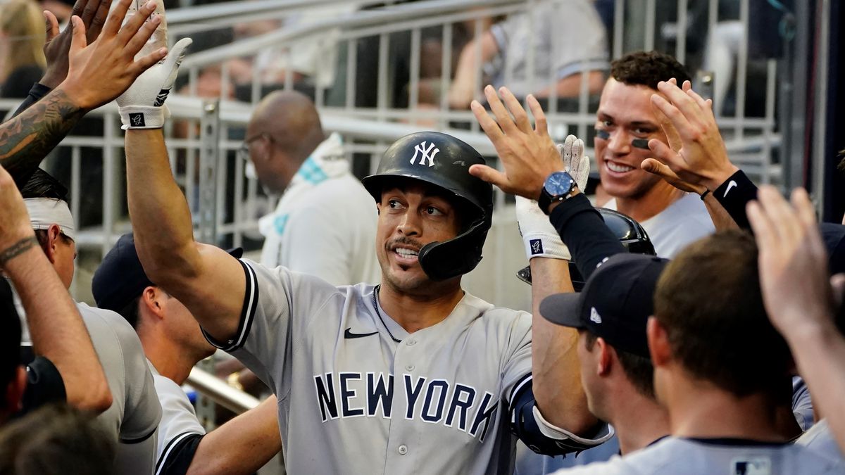 Giancarlo Stanton Home Run New York Yankees winning streak NY Bronx Bombers