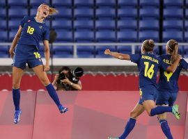 Sweden will try to maintain its perfect record in the Olympic women’s soccer tournament when it takes on Canada in the gold medal match. (Image: Getty)