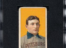 This T206 Honus Wagner baseball card demolished the previous record sale for a sports card. (Image: Robert Edwards Auctions)