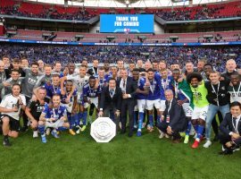 Leicester City won their first Community Shield trophy in 50 years, after beating Manchester City 1-0 at Wembley. (Image: Twitter/LCFC)