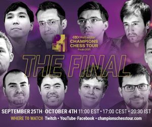 Champions Chess Tour Final odds