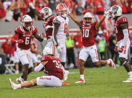 Clemson may have sunk its national championship hopes on Saturday when it lost to NC State in overtime. (Image: Ken Ruinard/Greenville News)