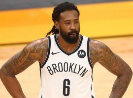 DeAndre Jordan playing with the Brooklyn Nets last season at Barclays Center. (Image: Getty)
