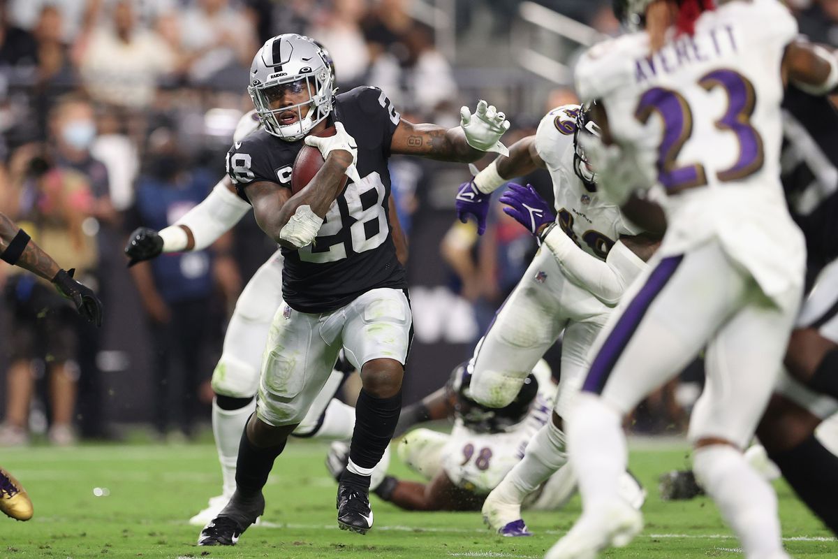 Josh Jacobs Injury Las Vegas Raiders Out Minggu 2 kaki pergelangan kaki