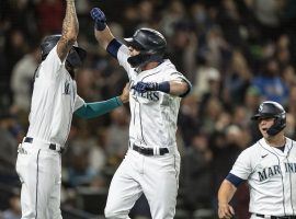 The Seattle Mariners are now just a half-game back of the Boston Red Sox in the race for the second AL wild card position. (Image: Stephen Brashear/USA Today Sports)