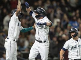The Seattle Mariners are now just a half-game back of the Boston Red Sox in the race for the second AL wild card position. (Image: Stephen Brashear/USA Today Sports)