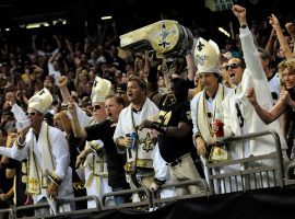 Fans of the New Orleans Saints were in a festive mood at the Superdome during the 2019 season. (Image: Cheryl Gerber/AP)
