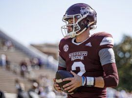 Mississippi State quarterback Will Rogers looks to continue his strong start to the 2021 season against LSU this week. (Image: HailState)