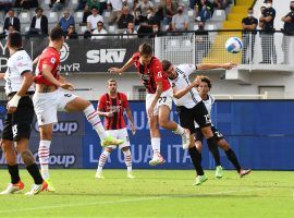 Daniel Maldini scored his first goal in the AC Milan shirt in his club's 2-1 away win over Spezia. (Image: Twitter/ACMilan)