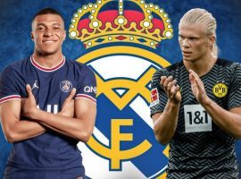 Mbappe and Haaland could lead Real Madrid's attack starting next season. (Image: Twitter/FootMercato)