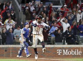 The Atlanta Braves head to Los Angeles with a 2-0 lead in the NLCS over the Los Angeles Dodgers. (Image: Robert Gauthier/Los Angeles Times)