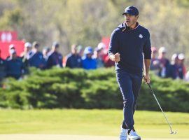 Brooks Koepka (pictured) ranks alongside Viktor Hovland as the co-favorite to win the Shriners Childrenâ€™s Open this weekend at TPC Summerlin. (Image: Getty)