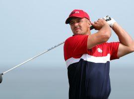 Bryson DeChambeau will compete in the finals of the PLDA World Championship on Friday, where he will face some of the worldâ€™s top long drive specialists. (Image: Getty)