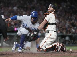 The San Francisco Giants host the Los Angeles Dodgers in Game 1 of the NLDS on Friday, as the teams with the two best records in baseball clash early in the playoffs. (Image: Tony Avelar/AP)