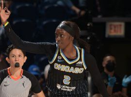 Kahleah Copper led the Chicago Sky to a Game 3 win over the Connecticut Sun in their WNBA semifinal series. (Image: Randy Belice/NBAE/Getty)