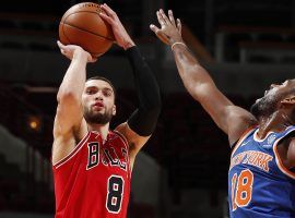 The New York Knicks will visit the Chicago Bulls in a matchup of old rivals that are once again relevant in the Eastern Conference. (Image: Jeff Haynes/NBAE/Getty)