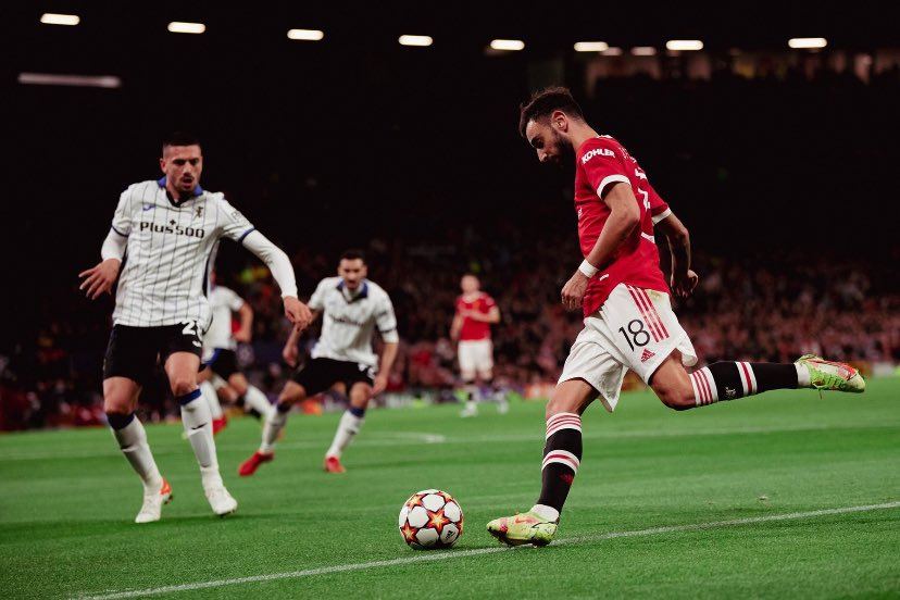 Bruno Fernandes against Atalanta