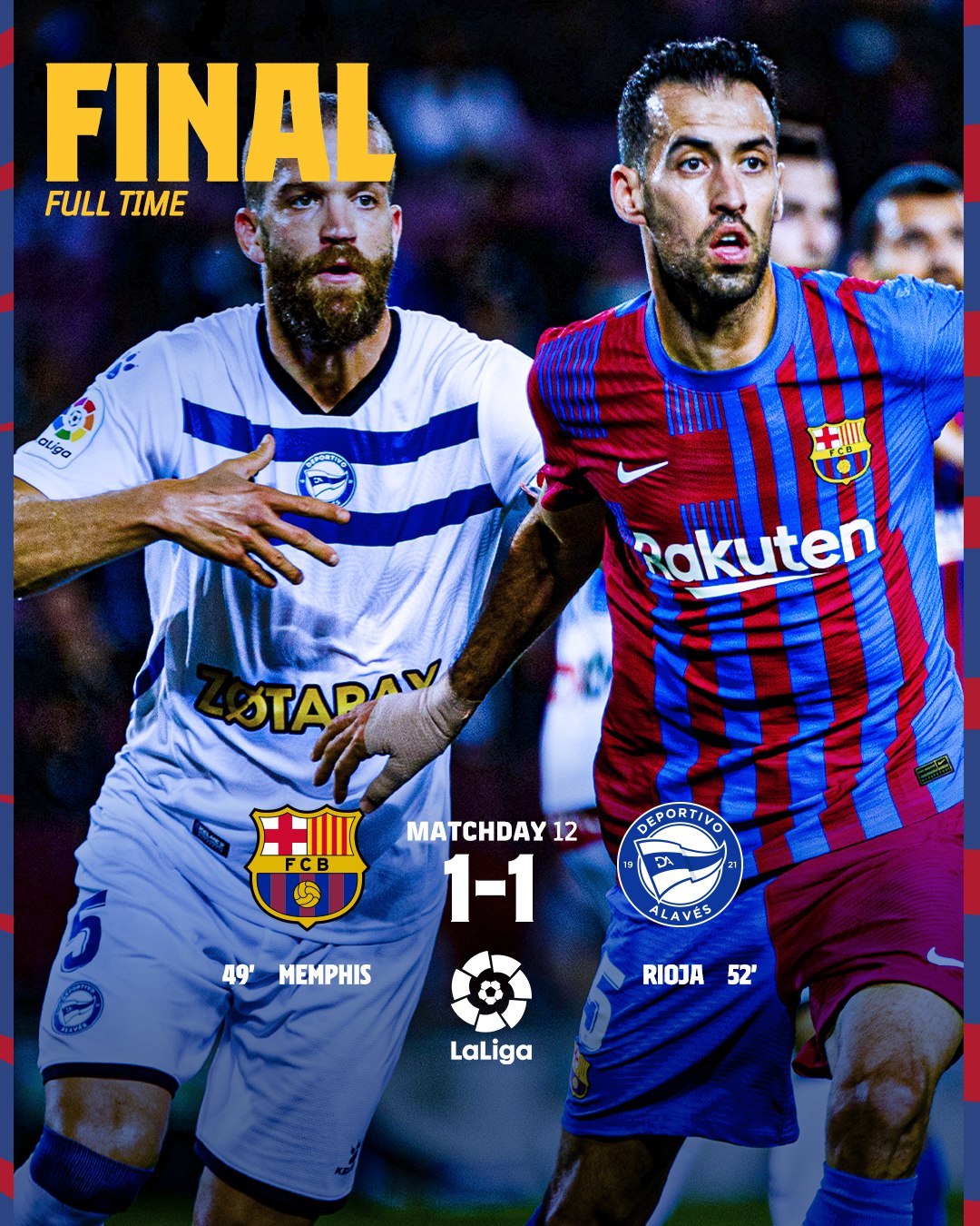 FC Barcelona - Alaves 1-1