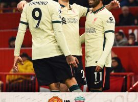 Liverpool won 5-0 at Old Trafford in a derby that will go down to history. (Image: Twitter/LFC)