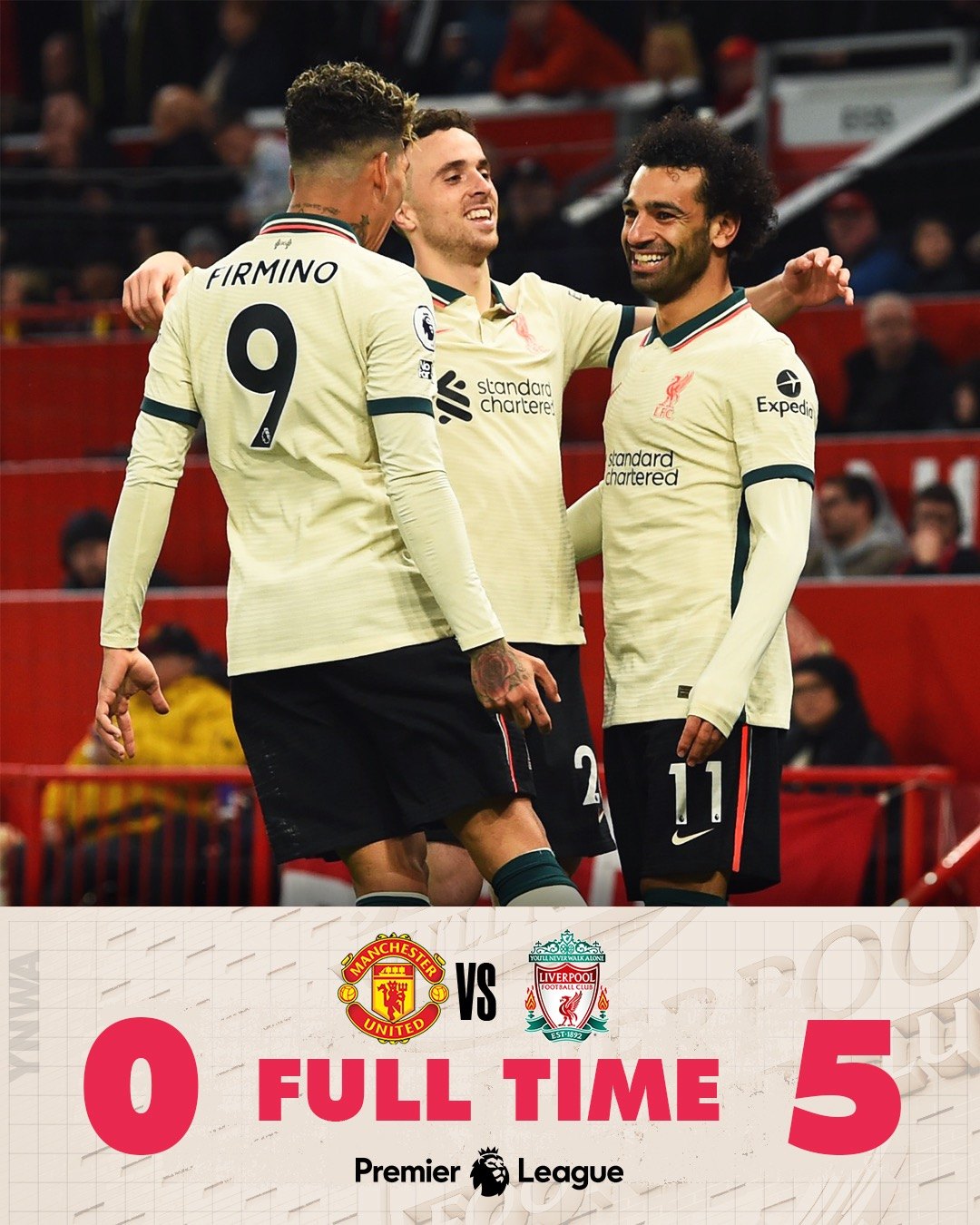 Man United - Liverpool 0-5