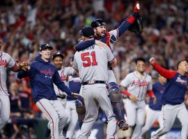 The Atlanta Braves won the World Series on Tuesday night, but they are not the favorites to win another title in 2022. (Image: Getty)