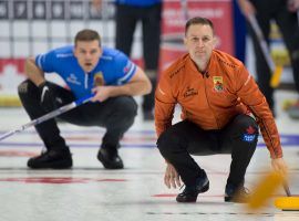 Brad Gushue (right) ranks as the favorite to win the men’s side of the 2021 Canadian Olympic Curling Trials. (Image: Michael Burns/Curling Canada)