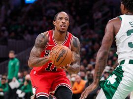 DeMar DeRozan from the Chicago Bulls scored 37 points in a game twice already this week. (Image: Paul Rutherford/USA Today Sports)