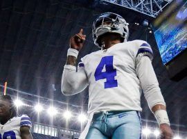 Dak Prescott from the Dallas Cowboys leads the best betting team in the NFL with a perfect 7-0 ATS record. (Image: Getty)