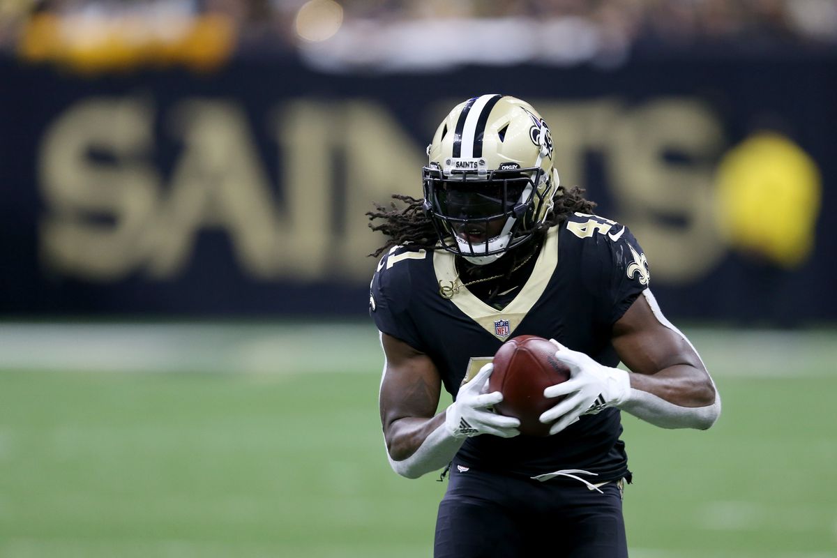 Alvin Kamara Out Week 10 Titans New Orleans Saints knee injury