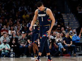 Denver Nuggets forward Michael Porter, Jr will miss an undetermined amount of time after a back injury knocked him out of a game against the Houston Rockets over the weekend. (Image: Porter Lambert/Getty)