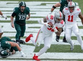 Ohio State will host Michigan State on Saturday in a game that will all but eliminate the loser from College Football Playoff contention. (Image: Junfu Han/Detroit Free Press)