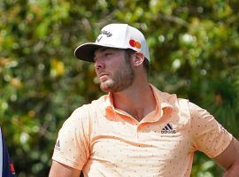 Sam Burns heads into Memorial Park as the favorite to win the Houston Open this weekend. (Image: Jasen Vinlove/USA Today Sports)