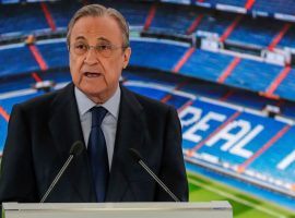 Florentino Perez is the driving force behind the creation of the European Super League. (Image: Twitter/odunews1)