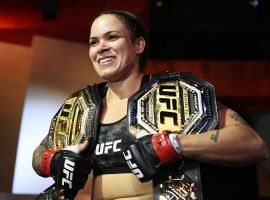 Amanda Nunes (pictured) will defend her bantamweight title on Saturday at UFC 269 against challenger Julianna Pena. (Image: Chris Unger/Zuffa)
