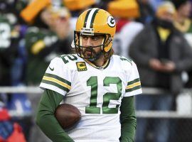 Aaron Rodgers from the Green Bay Packers attempts to become the first back-to-back NFL MVP since Peyton Manning back in 2009. (Image: Getty)