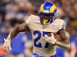 LA Rams running back Darrell Henderson rushes for a touchdown at SoFi Stadium. (Image: Getty)