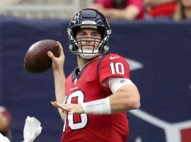 Rookie Davis Mills should get the start in Houston this week and could be worth rostering in DFS. (Image: Houston Chronicle)