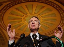Harry Reid, the former Senate Majority Leader and a longtime champion of the gaming industry, died on Tuesday at 82. (Image: Dennis Cook/AP)