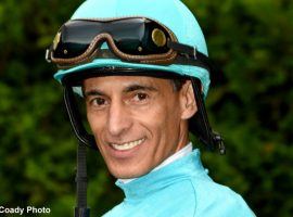 Hall of Fame jockey John Velazquez will ride on the West Coast this winter. He leads all active riders with more than $446 million in career earnings. (Image: Coady Photgraphy)