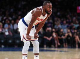 Kemba Walker is a fan favorite with the New York Knicks, but his poor defense cost him his starting job. (Image: Getty)