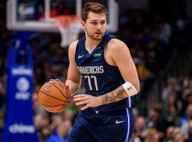 Luka Doncic from the Dallas Mavericks missed the last two weeks with a sprained ankle, but now he’s out with COVID-19. (Image: Getty)