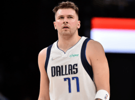 Luka Doncic aggravated an ankle injury against the Indiana Pacers on Friday. (Image: Marco Esquondoles/Getty)