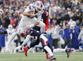 The Buffalo Bills leapfrogged the New England Patriots to take the AFC East lead on Sunday and improve their standing in the NFL playoff picture. (Image: Winslow Townson/AP)