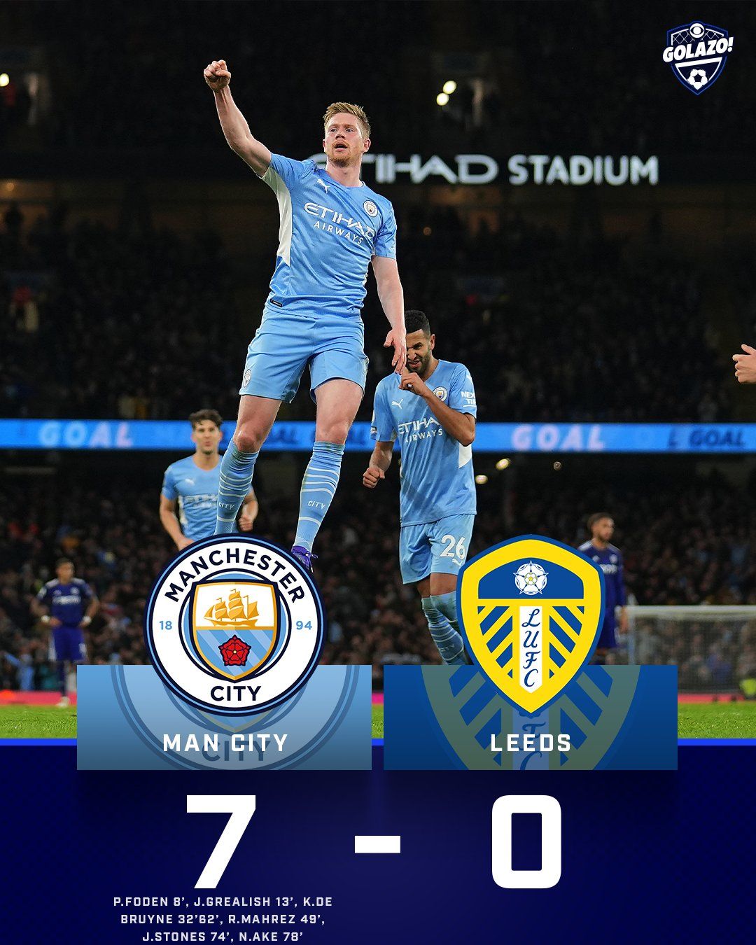 City - Leeds 7-0