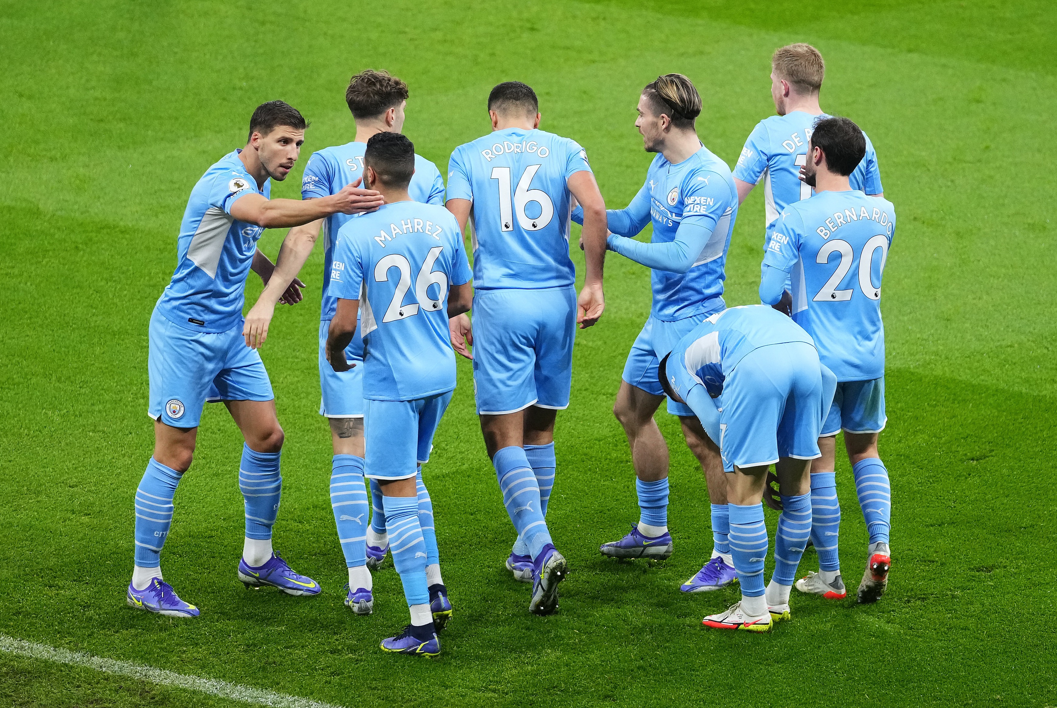 Manchester City goal celebration
