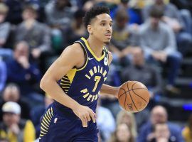 Malcolm Brogdon from the Indiana Pacers is the subject of trade rumors, but he has only appeared in three games since mid-December due to an injury. (Image: Getty)