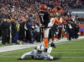 Rookie WR Ja'Marr Chase from the Cincinnati Bengals posted the second-most receiving yards last week in the playoffs, but he's among the top three favorites in the Divisional round. (Image: Getty)