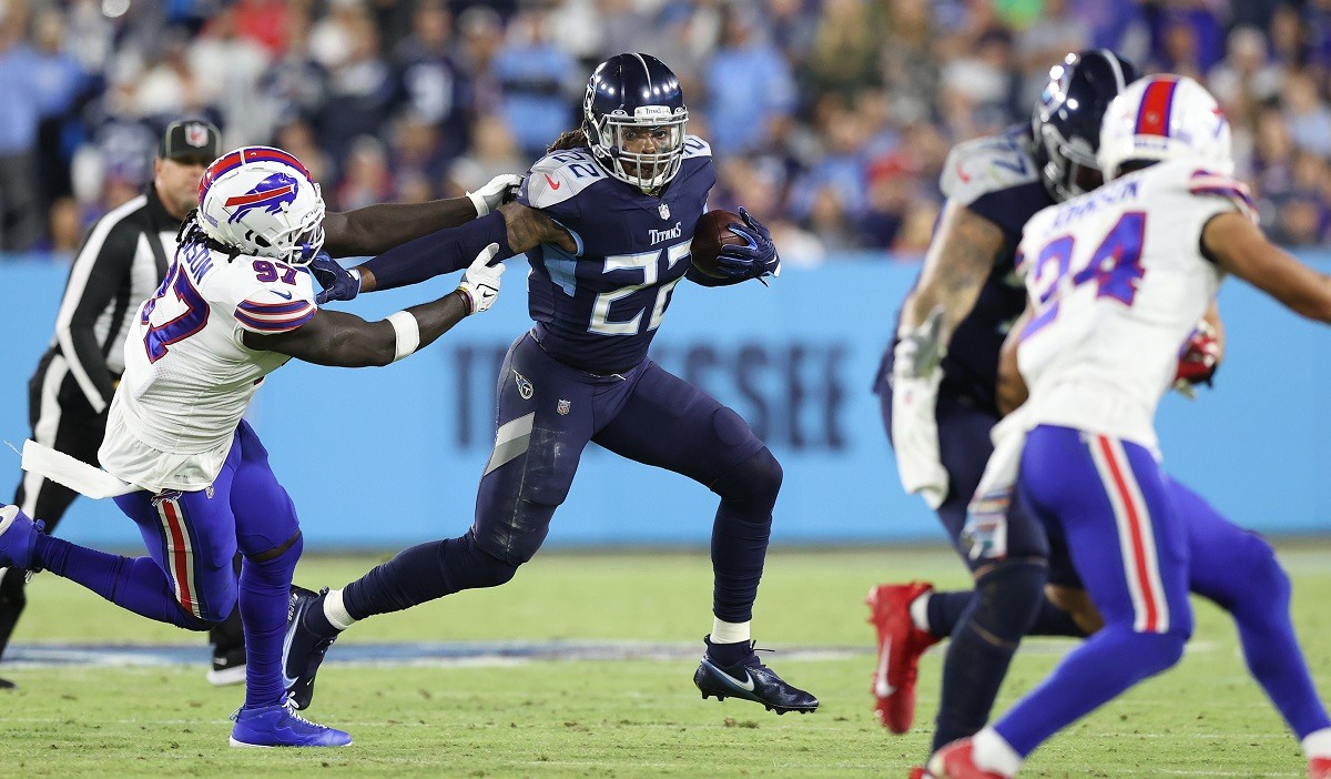 Tennessee Titans RB Derrick Henry Foot Injury Sit Out Rest Week 18 Houston Texans
