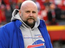 Brian Daboll, former offensive coordinator of the Buffalo Bills, will replace Joe Judge as the head coach of the New York Giants next season. (Image: Red Hoffman/Getty)