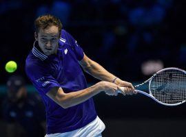 Daniil Medvedev stands as the clear favorite to win the Australian Open now that defending champion Novak Djokovic can’t compete. (Image: Marco Bertorello/AFP)